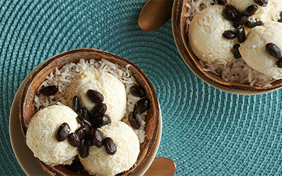 Glace à la noix de coco